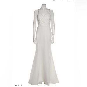 Elegant White Evening Gown or wedding dress